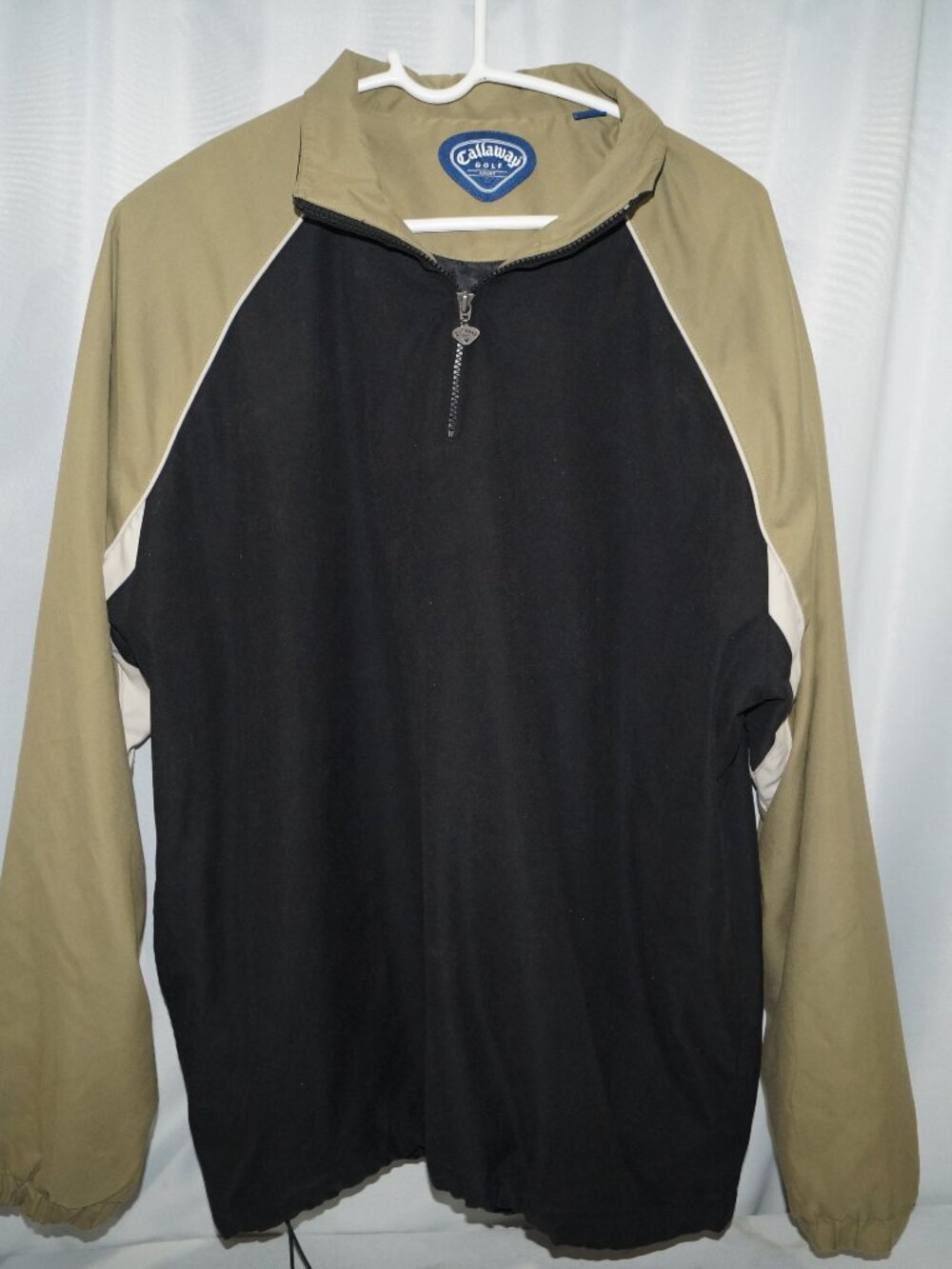 Callaway Golf Sweater 1/4 Zip Pullover Mens Large Long Sleeve Windbreaker